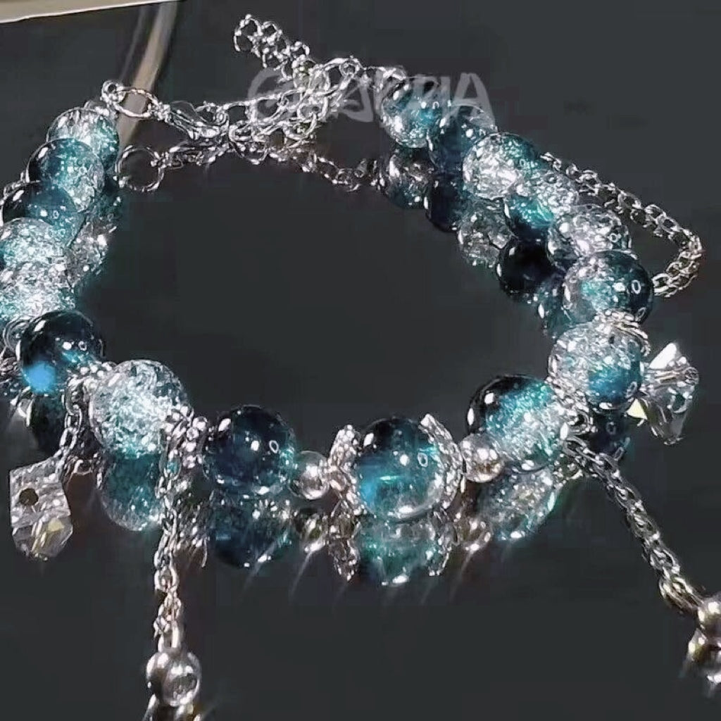 Women’s Elegant Artificial Gemstone Bracelets Fashionable Jewelry